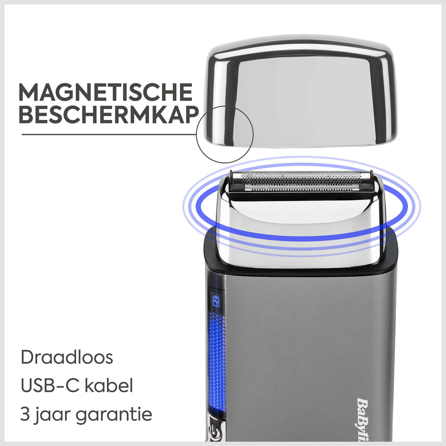 Super-X Metal Series Scheerapparaat met enkele scheerfolie (Zilver)
